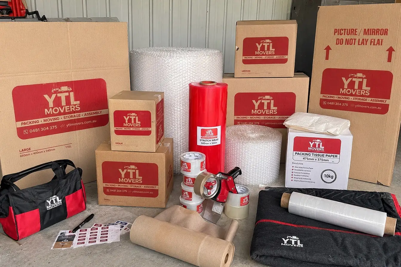 Packing material for house moving in Canberra